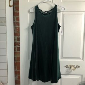Velvet Green Dress